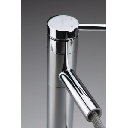 Deante BGE_022M - Waschtischarmatur ORA mit ausziehbarer Brause, 22,9 cm, glänzender Chrom