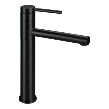 Deante BGE_N22K - Waschtischarmatur ORA mit ausziehbarer Brause, 30,9 cm, schwarz