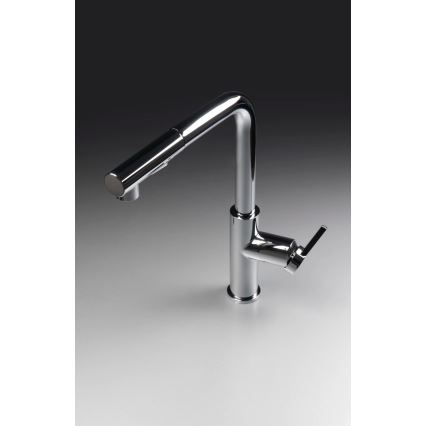 Deante BKM_073M - Spültischarmatur mit ausziehbarer Brause MOMI Hochglanzchrom