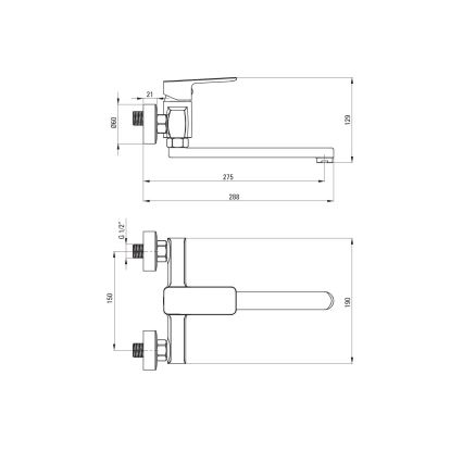 Deante BLO_080M - Spültischarmatur MARO, Hochglanzchrom