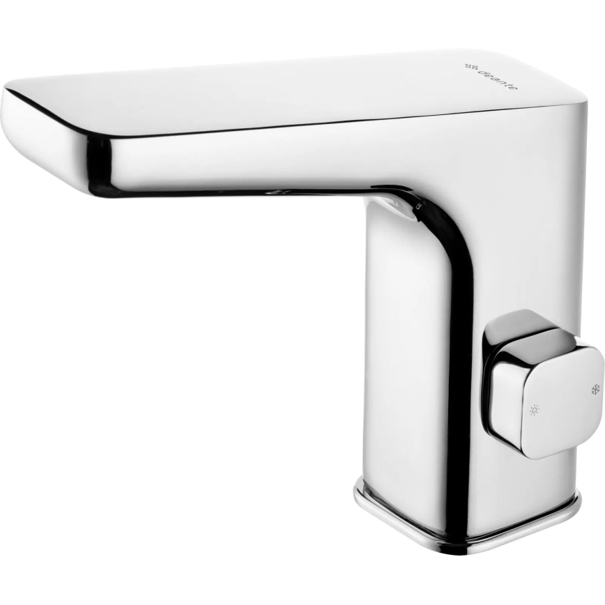 Deante BQH_029V - Berührungslose Waschbeckenarmatur mit Temperaturregelung HIACYNT 230/6V glänzendes Chrom