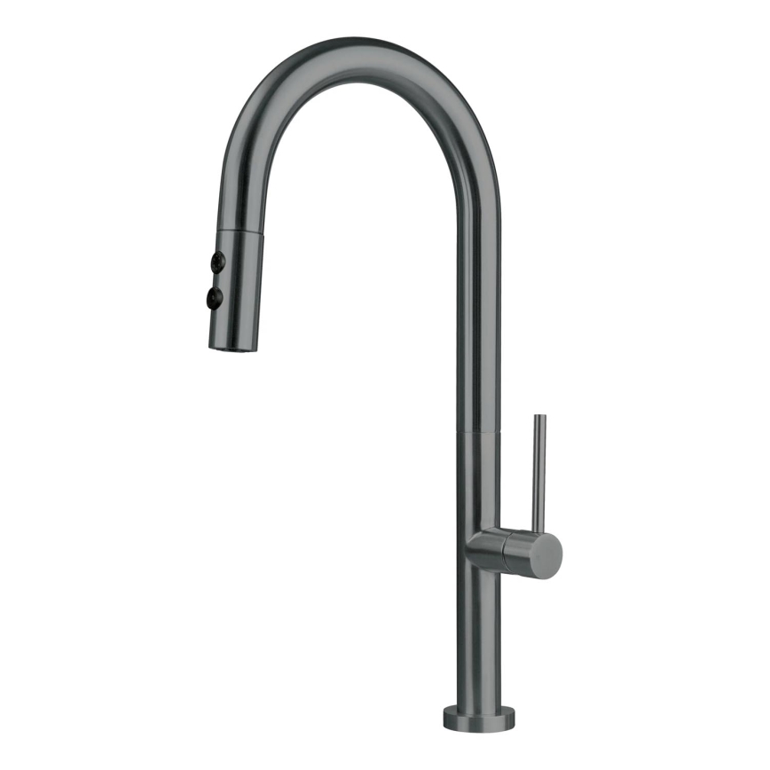 Deante BQO_D72M - Wasserhahn/Armatur mit ausziehbarer Sprühvorrichtung OLFATO Titanium