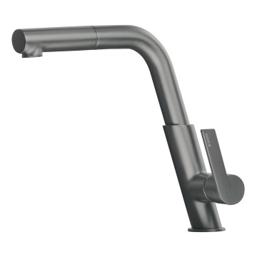 Deante BQS_D73M - Küchenarmatur SILIA mit ausziehbarer Spülbrause in Titanoptik