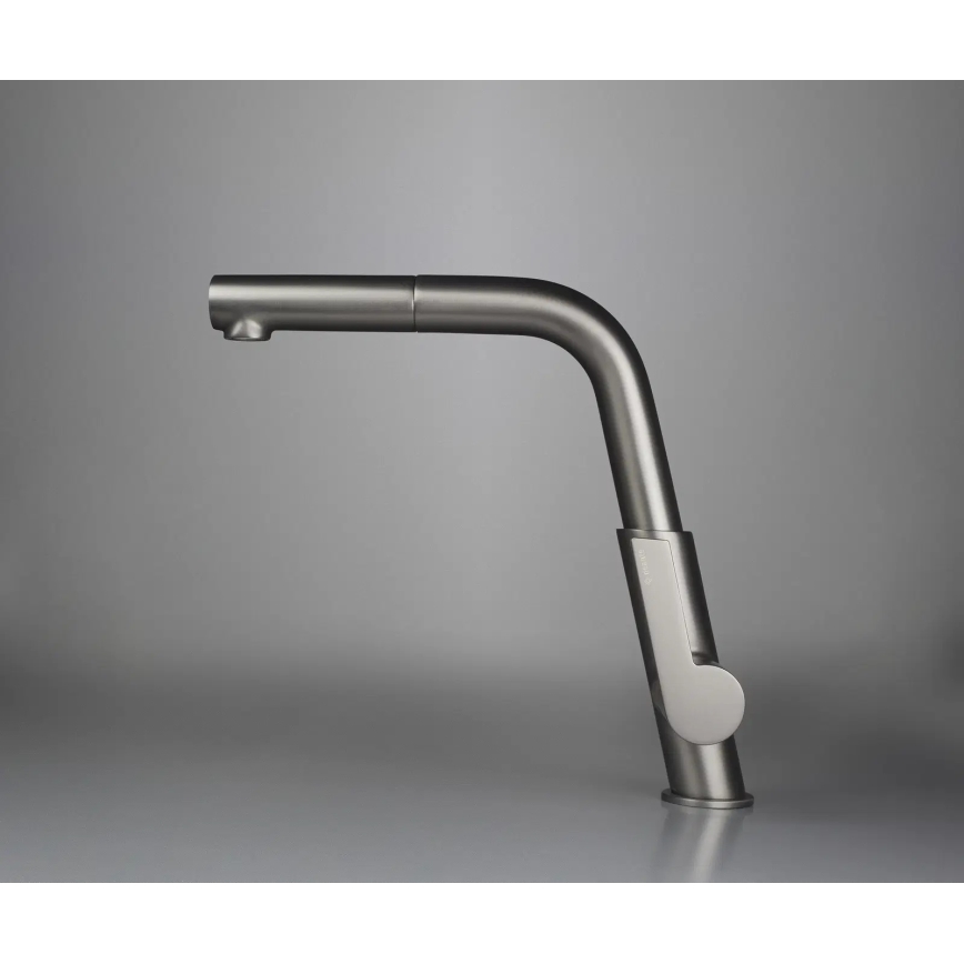 Deante BQS_D73M - Küchenarmatur SILIA mit ausziehbarer Spülbrause in Titanoptik