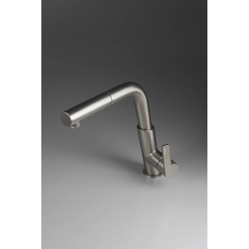 Deante BQS_D73M - Küchenarmatur SILIA mit ausziehbarer Spülbrause in Titanoptik