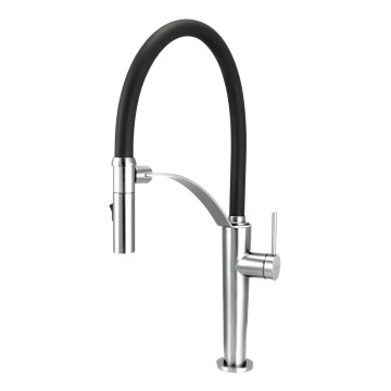 Deante BRC_072M - Wasserhahn/Armatur mit flexiblem Arm CORDA glänzendes Chrom