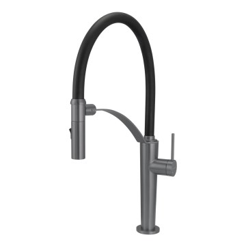 Deante BRC_D72M - Wasserhahn/Armatur mit flexiblem Arm CORDA Titanium