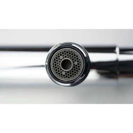Deante BRE_075M - Wasserhahn/Armatur mit ausziehbarer Sprühvorrichtung ERIDAN glänzendes Chrom