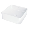 Deante CDJ_6U3S - Aufsatzwaschbecken JASMIN 34,5x34,5 cm Keramik/weiß