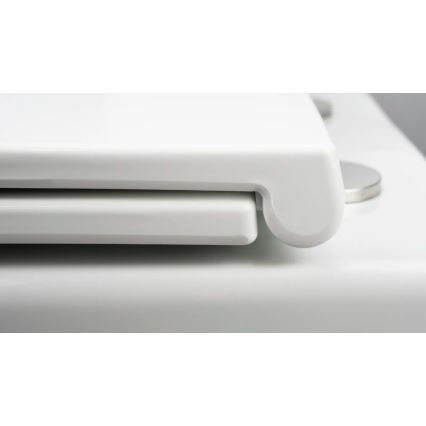 Deante CGRD6ZPW - Wandhängendes WC mit SoftClose-Sitz ROUND Keramik/Weiß