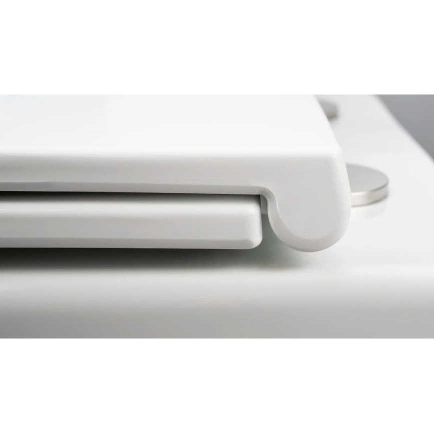 Deante CGRD6ZPW - Wandhängendes WC mit SoftClose-Sitz ROUND Keramik/Weiß