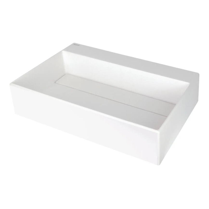 Deante CQR_AU6M - Aufsatzwaschbecken CORREO 40x60 cm Granit/Alabaster