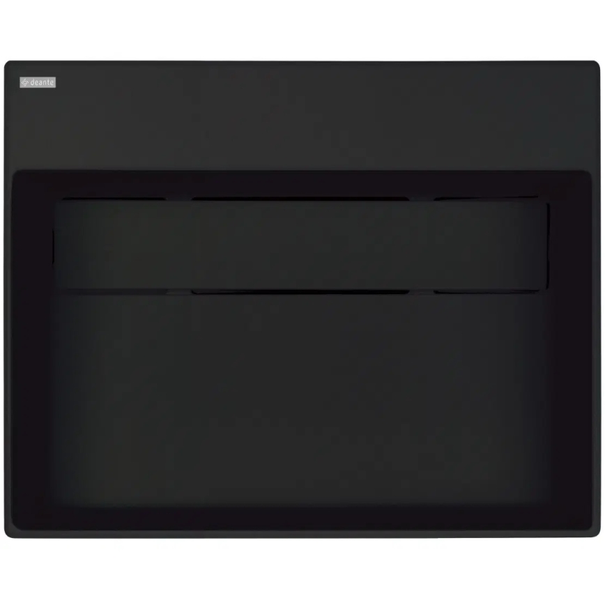Deante CQR_NU5M - Aufsatzwaschbecken CORREO 40x50 cm Granit/Schwarz