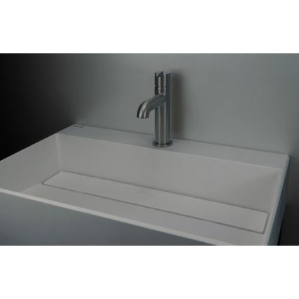 Deante CQR_SU6M - Aufsatzwaschbecken CORREO 40x60cm Granit/metallic-grau