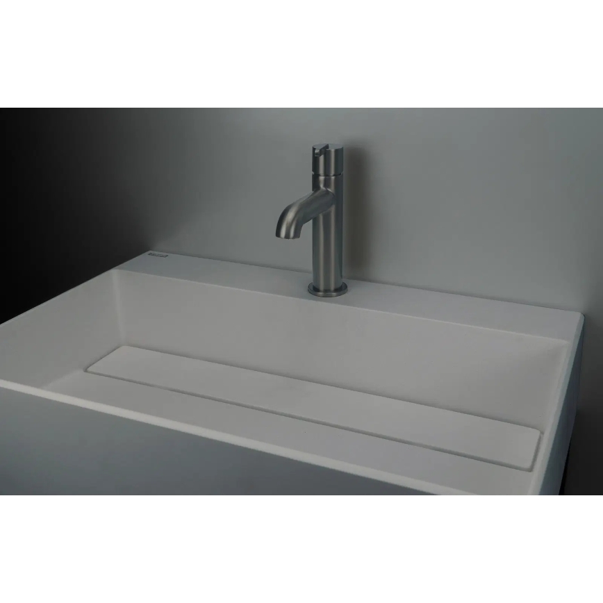 Deante CQR_SU6M - Aufsatzwaschbecken CORREO 40x60cm Granit/metallic-grau