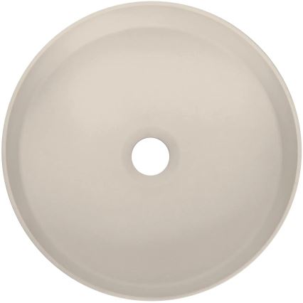 Deante CQS_5U4S - Aufsatzwaschbecken SILIA d 36 cm Granit/beige