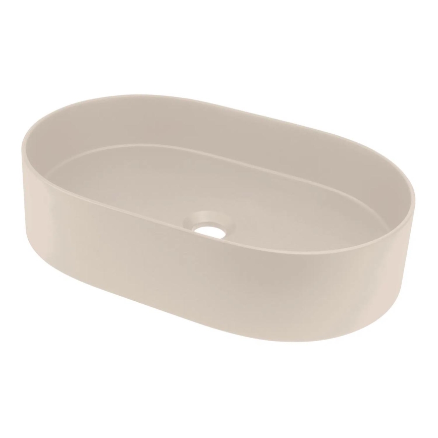 Deante CQS_5U6S - Aufsatzwaschbecken SILIA 35x55 cm Granit/beige