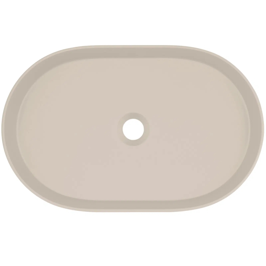 Deante CQS_5U6S - Aufsatzwaschbecken SILIA 35x55 cm Granit/beige