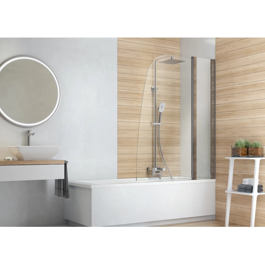 Deante NAC_01AM - Duschset mit Mischbatterie ALPINIA, glänzender Chrom