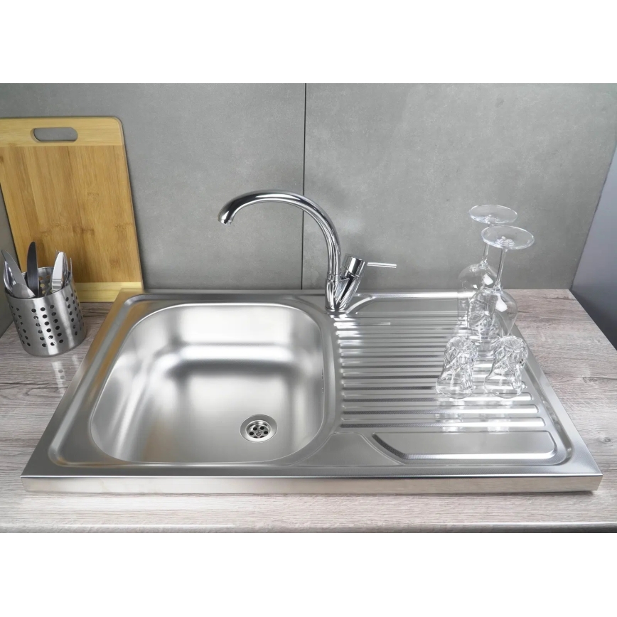 Deante ZM5_3110 - Küchenspüle TANGO 50x80 cm decor