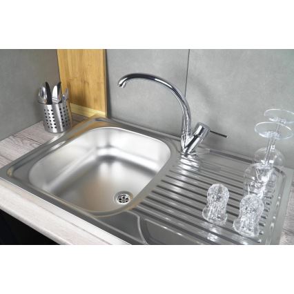 Deante ZM5_3110 - Küchenspüle TANGO 50x80 cm decor