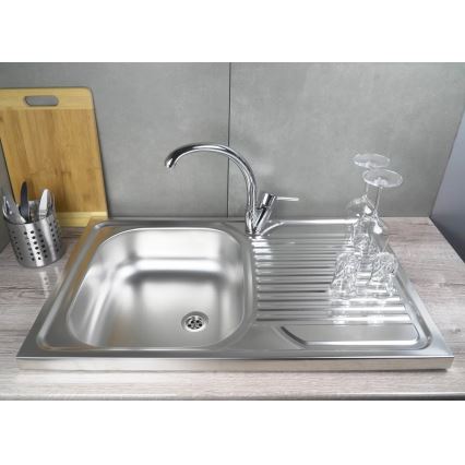 Deante ZM5_3110 - Küchenspüle TANGO 50x80 cm Dekor