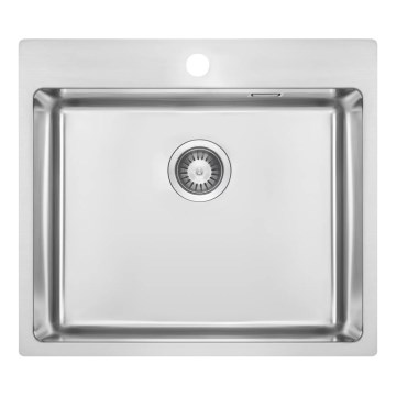 Deante ZPO_010B - Küchenspüle OLFATO 50,5x55 cm gebürstet Stahl