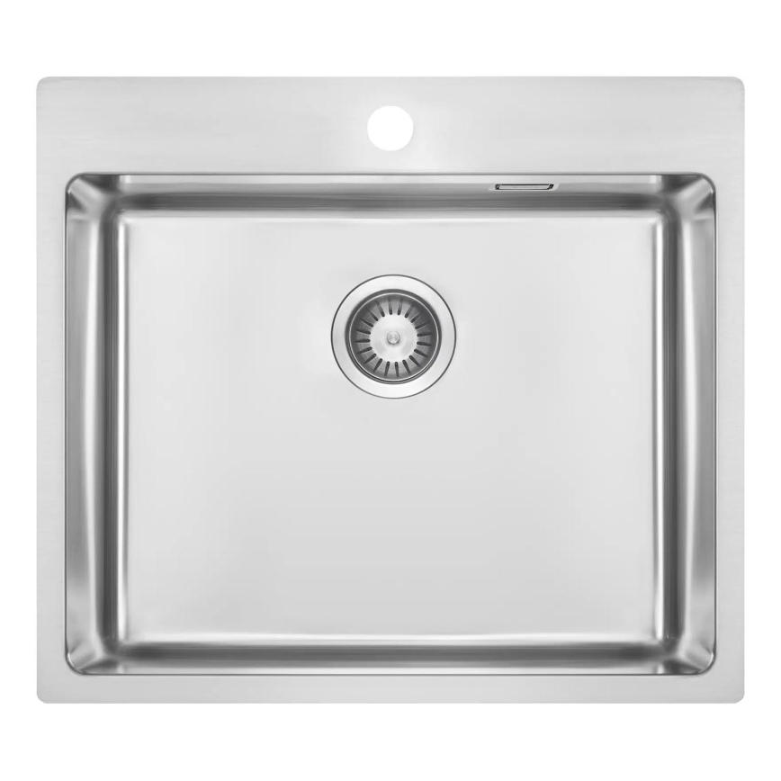 Deante ZPO_010B - Küchenspüle OLFATO 50,5x55 cm gebürstet Stahl