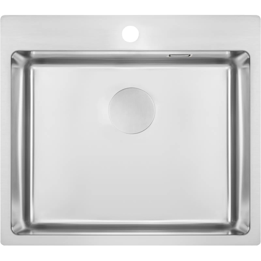 Deante ZPO_010B - Küchenspüle OLFATO 50,5x55 cm gebürstet Stahl