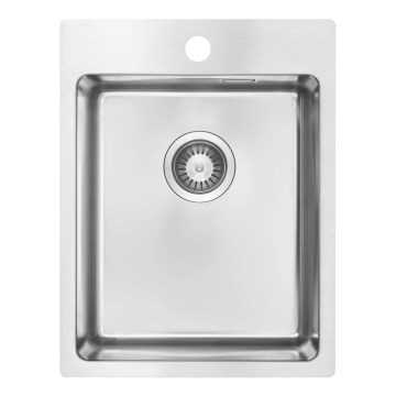 Deante ZPO_010E - Küchenspüle OLFATO 50,5x39 cm gebürstet Stahl