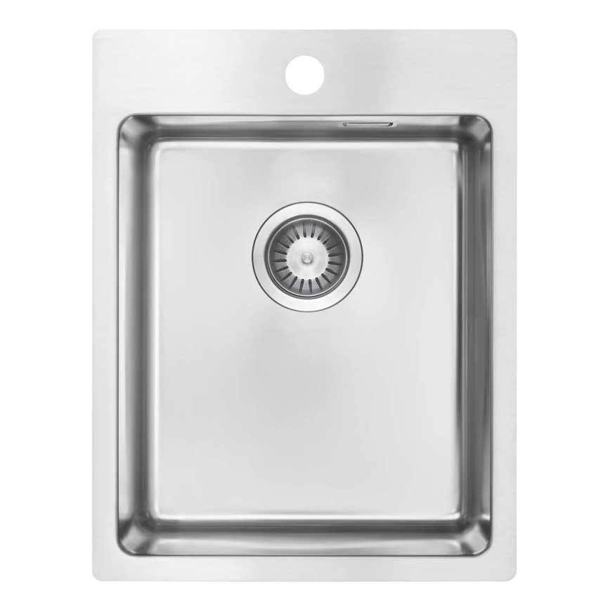 Deante ZPO_010E - Küchenspüle OLFATO 50,5x39 cm gebürstet Stahl