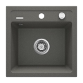 Deante ZQZ_T103 - Küchenspüle ZORBA 44x44 cm Granit/Anthrazit