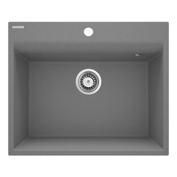 Deante ZRC_S10A - Küchenspüle CORIO 50x60 cm Granit/metallisch-grau