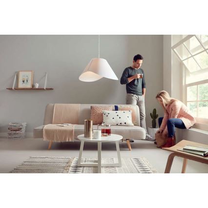Philips 40950/31/PN - Decken-Hängeleuchte MYLIVING ECRU E27/60W/230V