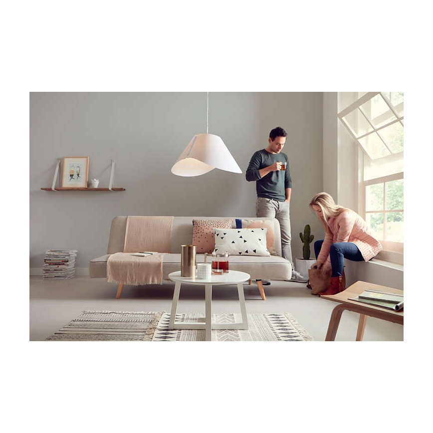 Philips 40950/31/PN - Decken-Hängeleuchte MYLIVING ECRU E27/60W/230V