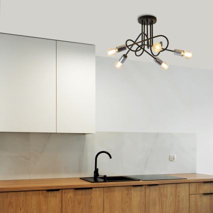 Decken-Kronleuchter OXFORD 5xE27/15W/230V