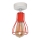 Decken-Kronleuchter TUBE II 1xE27/15W/230V rot