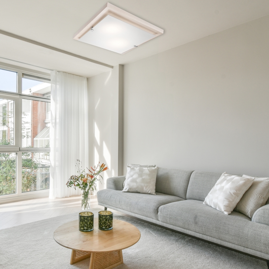 Deckenleuchte 1xE27/60W/230V Buche