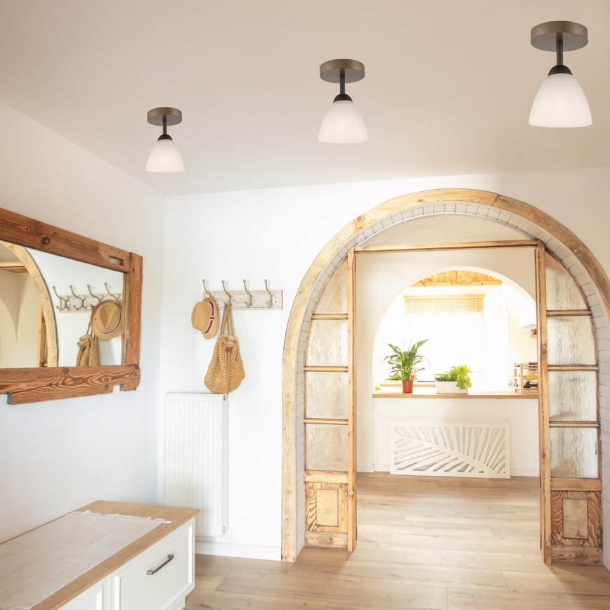 Aufbauleuchte ADRIANO 1xE27/60W/230V Buche