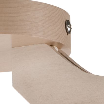 Deckenleuchte ADRIANO 3xE27/60W/230V Buche