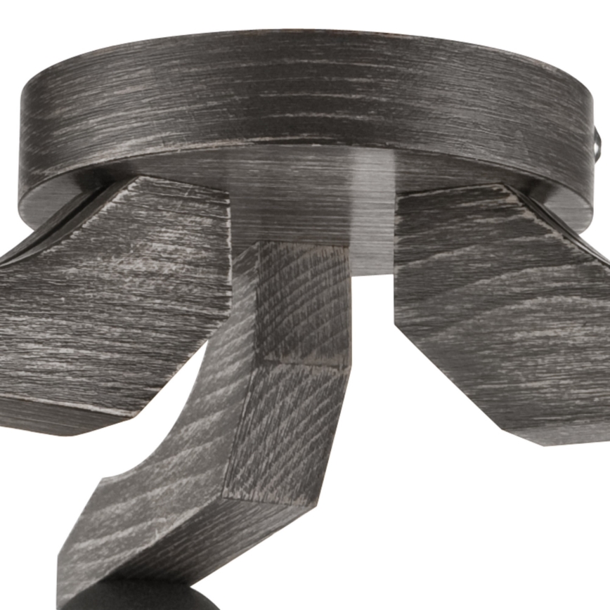 Deckenleuchte ADRIANO 3xE27/60W/230V Buche