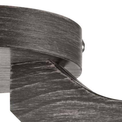 Deckenleuchte ADRIANO 3xE27/60W/230V Buche