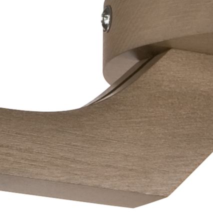 Deckenleuchte ADRIANO 3xE27/60W/230V Buche