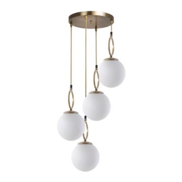 Deckenleuchte an Seil MORINO 4xE27/60W/230V