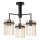 Deckenleuchte an Stange 3xE27/60W/230V schwarz/beige