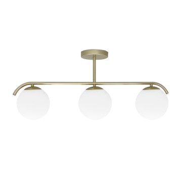Deckenleuchte an Stange AMADEO 3xE14/40W/230V Messing