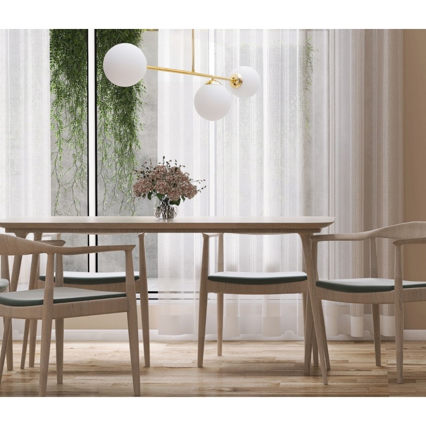 Deckenleuchte an Stange FIRA 3xE27/60W/230V golden