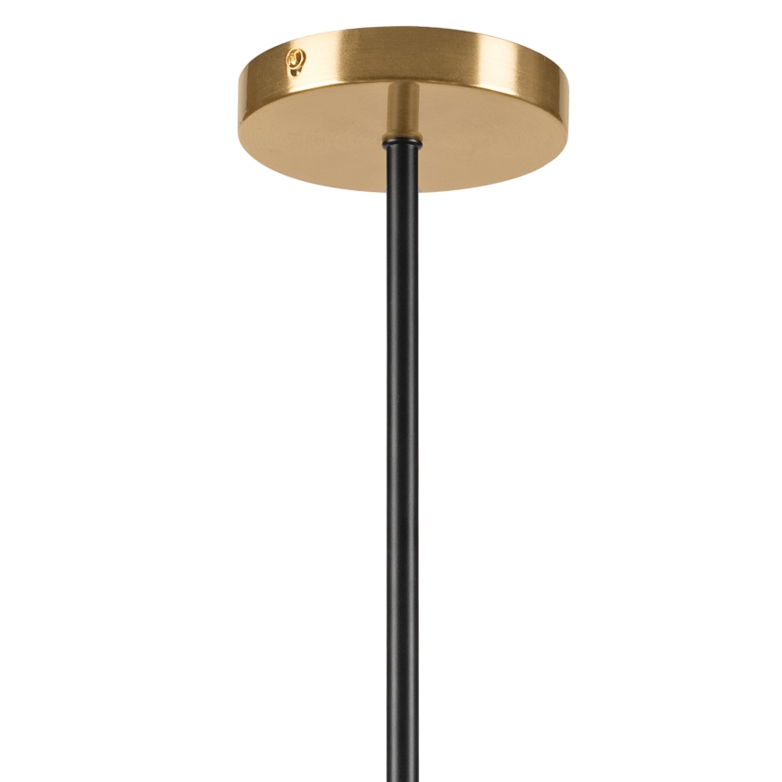 Deckenleuchte an Stange GEORGIA 5xE14/5W/230V golden/rauchig beige