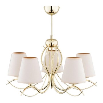 Deckenleuchte an Stange HELIUM 5xE14/40W/230V