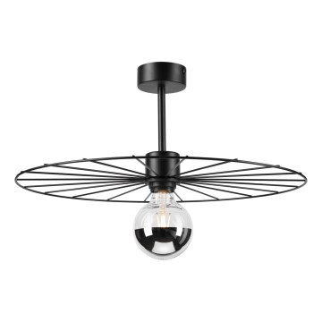 Deckenleuchte an Stange MONTANA 1xE27/15W/230V d 45 cm schwarz